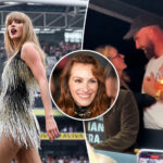 Julia Roberts gets 'handsy' with Travis Kelce at Taylor Swift concert