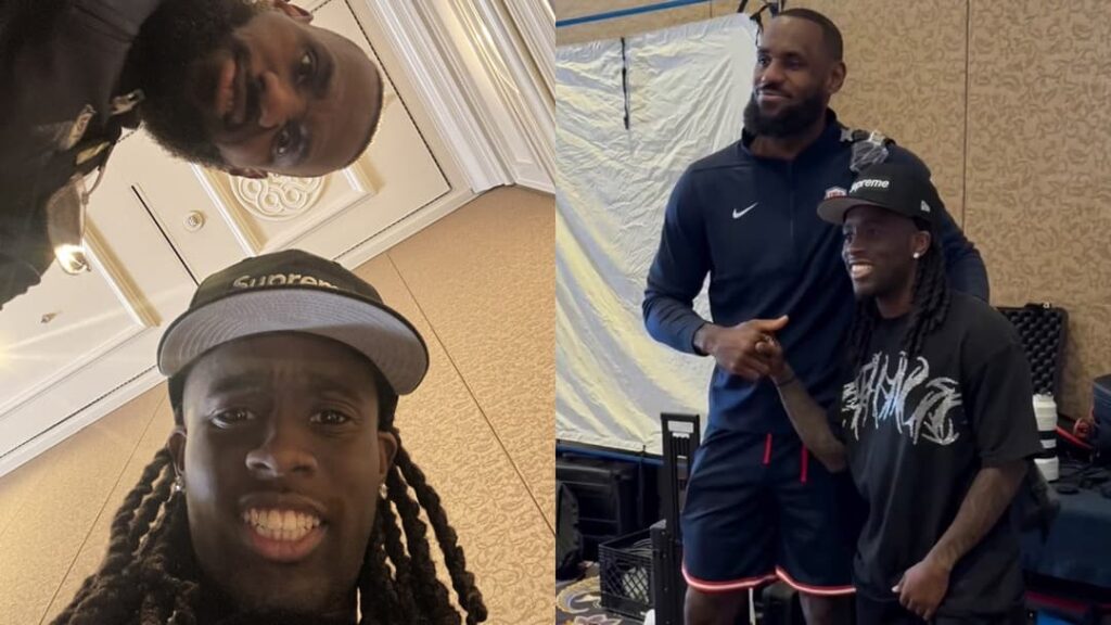 Kai Cenat finally met Lebron James and fans already want a collab