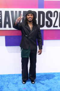 Keith Lee pictured at the 2024 BET Awards blue carpet