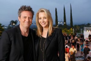 Matthew Perry, left, and Lisa Kudrow are pictured in 2013.