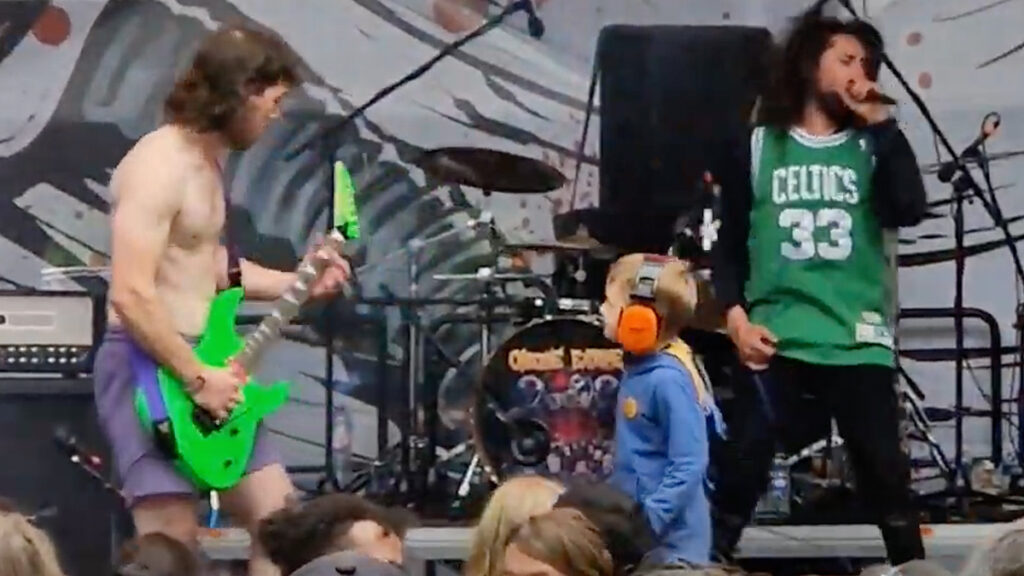 Little Kid Takes Over Stage During Death Metal Set: Watch