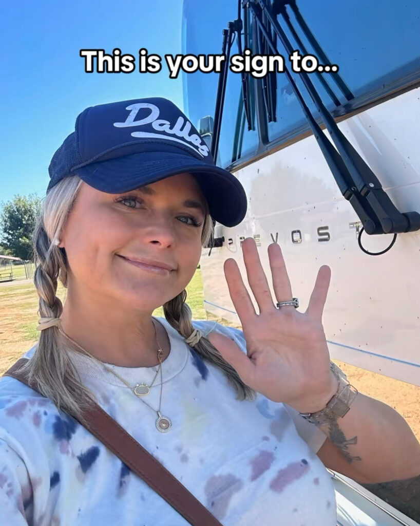 Miranda Lambert poses for a selfie in a new TikTok video about 'saying goodbye' to things that 'no longer serve you'