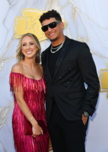 Brittany and Patrick Mahomes on June 13 in Kansas City, Missouri.