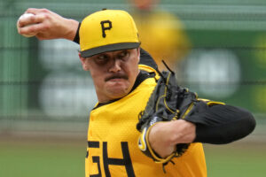 Paul Skenes made history on the mound during the Pirates' 14-2 win over the NY Mets