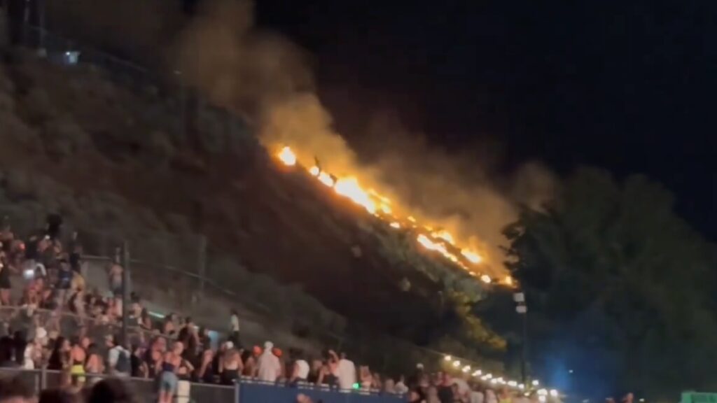 Pyrotechnics Cause Brush Fire at Odesza's Concert at Gorge