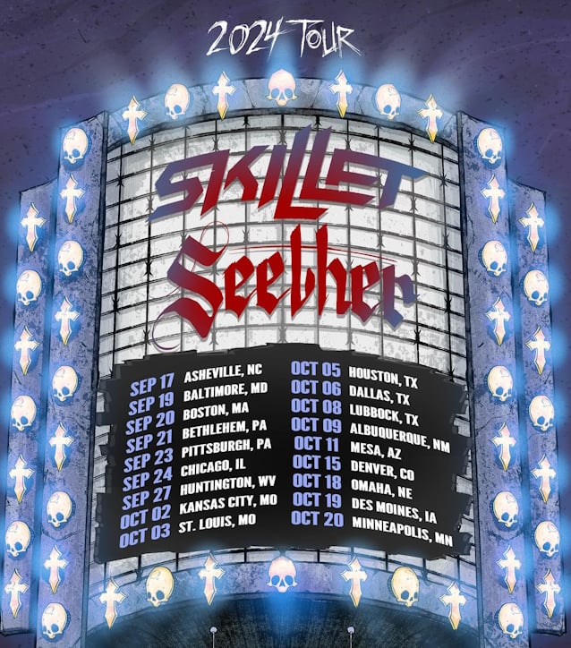 SEETHER And SKILLET Announce Fall 2024 Co-Headline Tour
