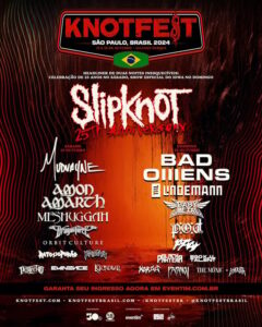 SLIPKNOT To Be Joined By MUDVAYNE, AMON AMARTH, MESHUGGAH, BAD OMENS, Others At KNOTFEST BRASIL