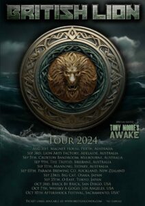 STEVE HARRIS's BRITISH LION Announces October 2024 U.S. West Coast Tour Dates