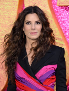 Sandra Bullock attends a screening of The Lost City on March 31, 2022, in London