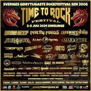 See Reactivated PRETTY MAIDS Perform At Sweden's TIME TO ROCK Festival