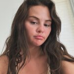 Selena Gomez posing for a selfie she recently uploaded to Instagram
