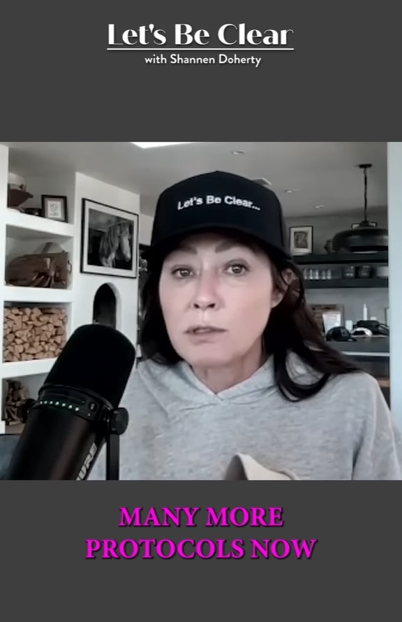 Shannen Doherty opens up about feeling 'hopeful' about cancer treatment during a June episode of her podcast