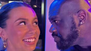 Shaq offers Hawk Tuah girl “gracious” life advice after partying together