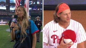 Singer Ingrid Andress Roasted for Terribly Bad National Anthem at Home Run Derby
