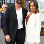 Mel joined the celebs at Wimbledon