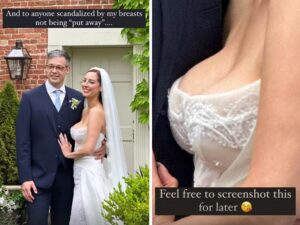 Susan Sarandon's Daughter Eva Amurri Slams Critics of Her Wedding Dress Cleavage