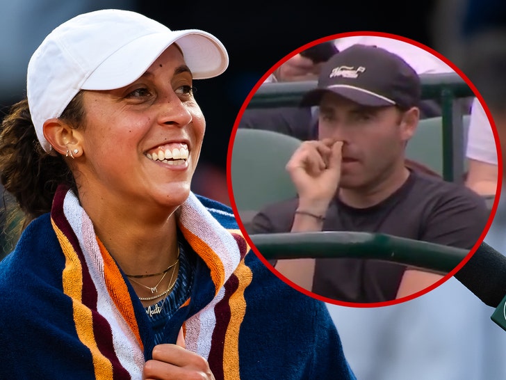 Tennis Star Madison Keys' Fiancé Caught Picking Nose at Wimbledon