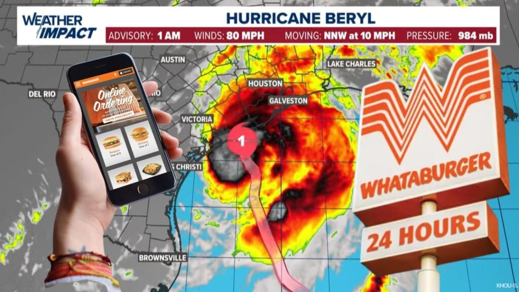 The unlikely way Whataburger’s app helped Hurricane Beryl victims