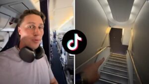 TikToker stuns viewers after discovering bizarre airplane bathroom