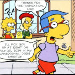 Today Is the Day Milhouse Finally Takes Lisa Out on a Date in His Lamborghini