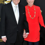 Comedian Bob Newhart and his wife, Ginnie Newhart attend the Television Academy’s 70th Anniversary Gala on June 2, 2016, in Los Angeles, California