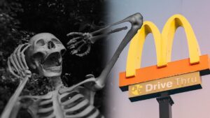 World’s “creepiest” McDonald’s lets customers look at human remains while eating