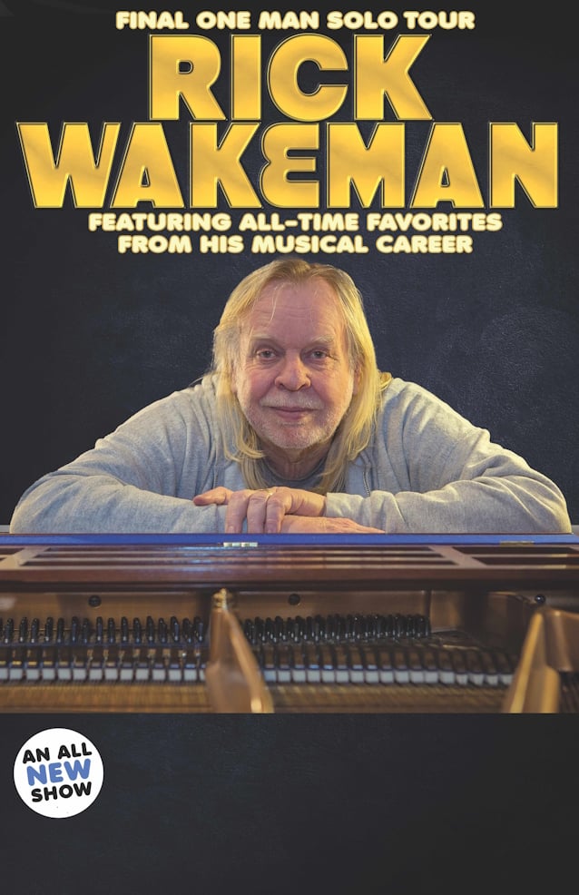 YES Keyboard Legend RICK WAKEMAN Announces 'Final One Man' Fall 2024 Solo Tour