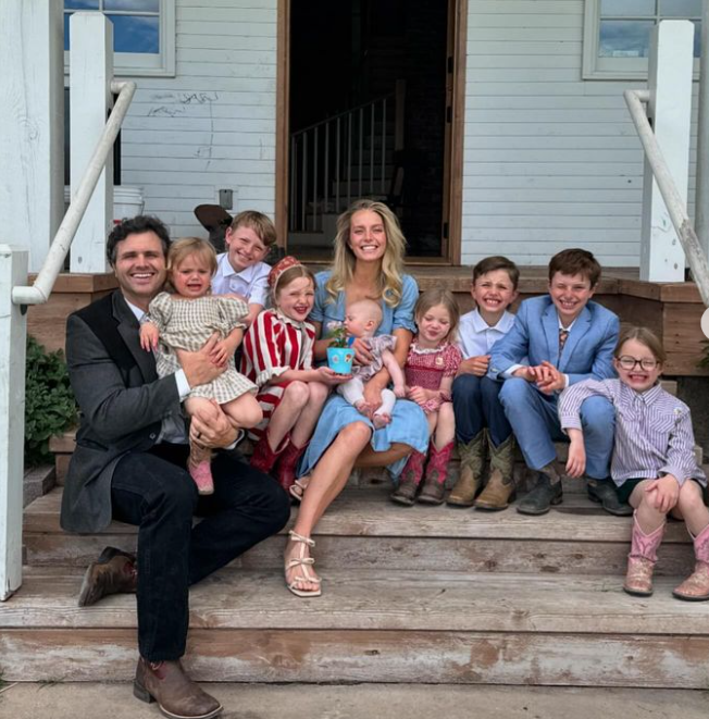 The couple have eight kids and hope for more