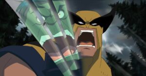 Hulk fights Wolverine in the animated film Hulk Vs.