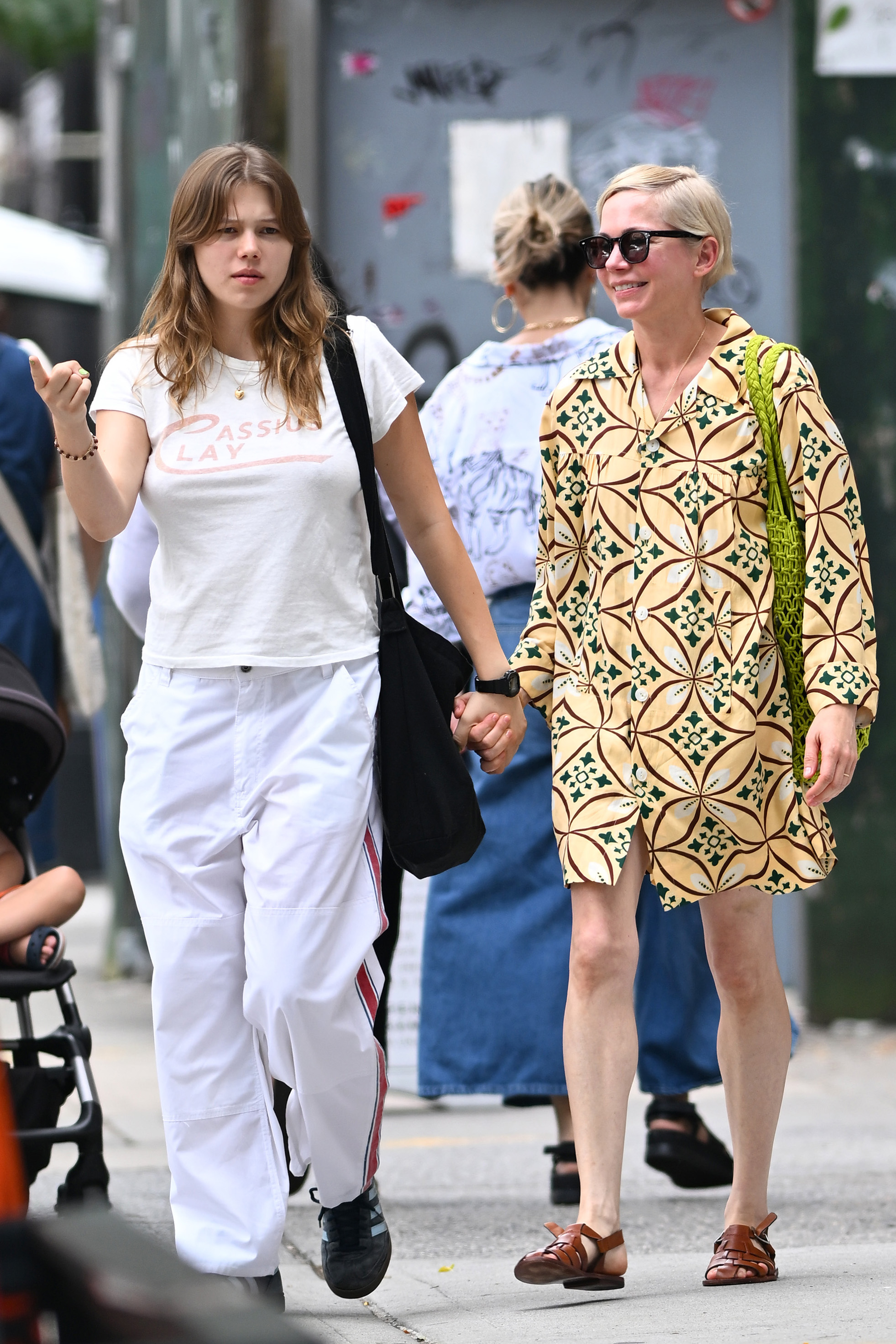 Matilda Ledger and mom Michelle Williams kept it causal as they headed for manicures and pedicures in Brooklyn, New York