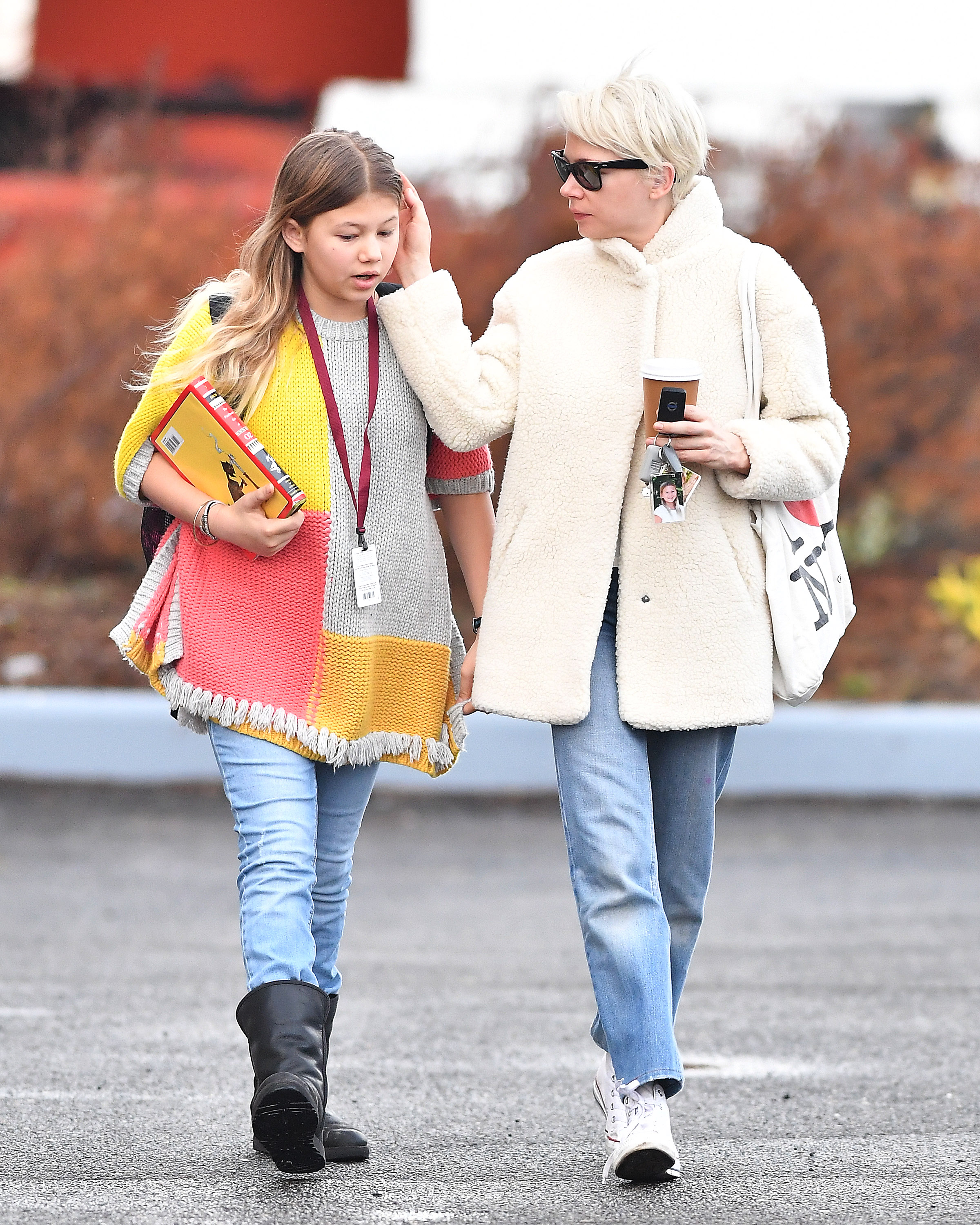 Michelle Williams and Matilda Ledger, seen in Brooklyn, New York in 2022, visited Australia to spend time with Heath Ledger's family