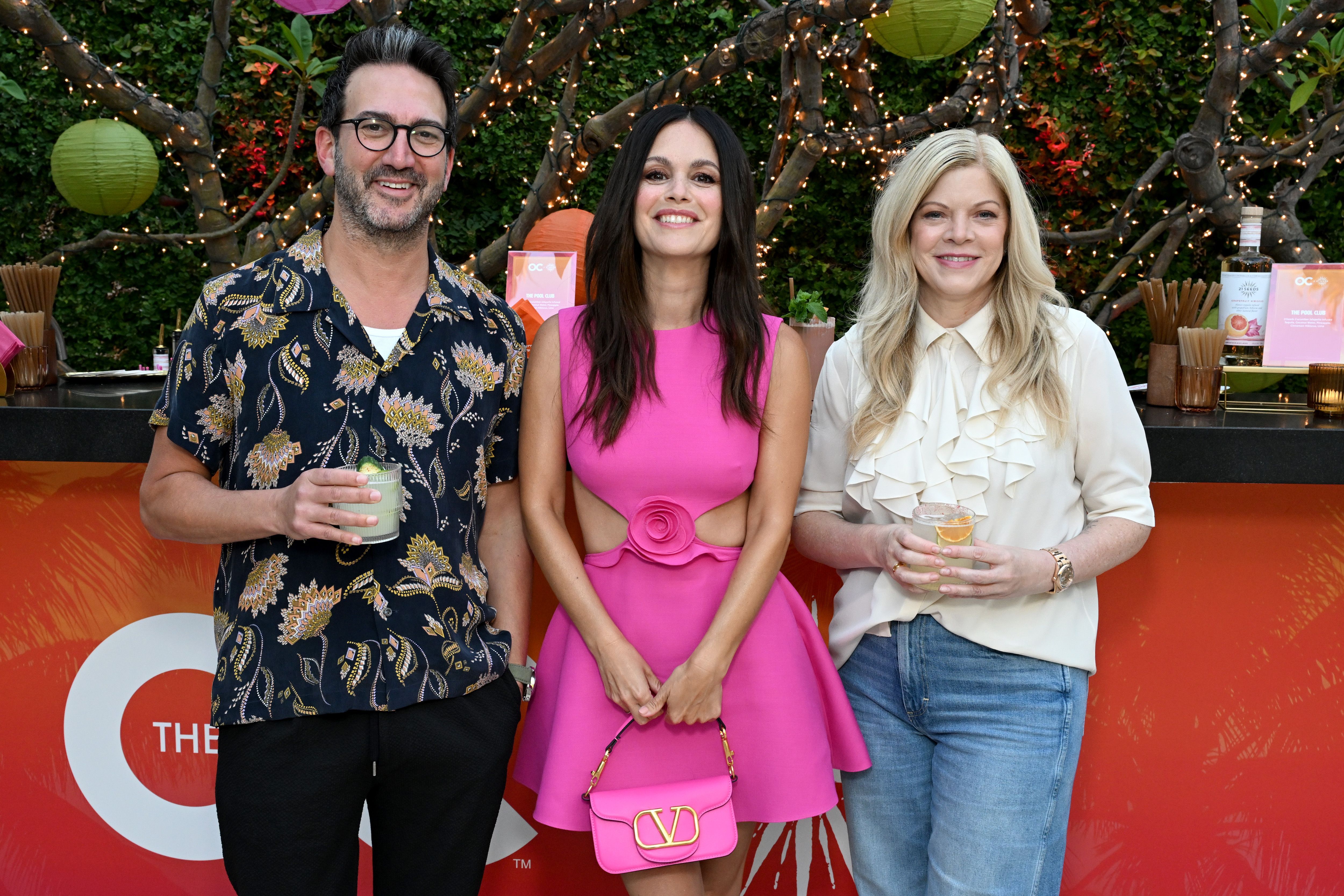 Rachel Bilson reunited with The OC's creators and producers - Josh Schwartz and Stephanie Savage at the event