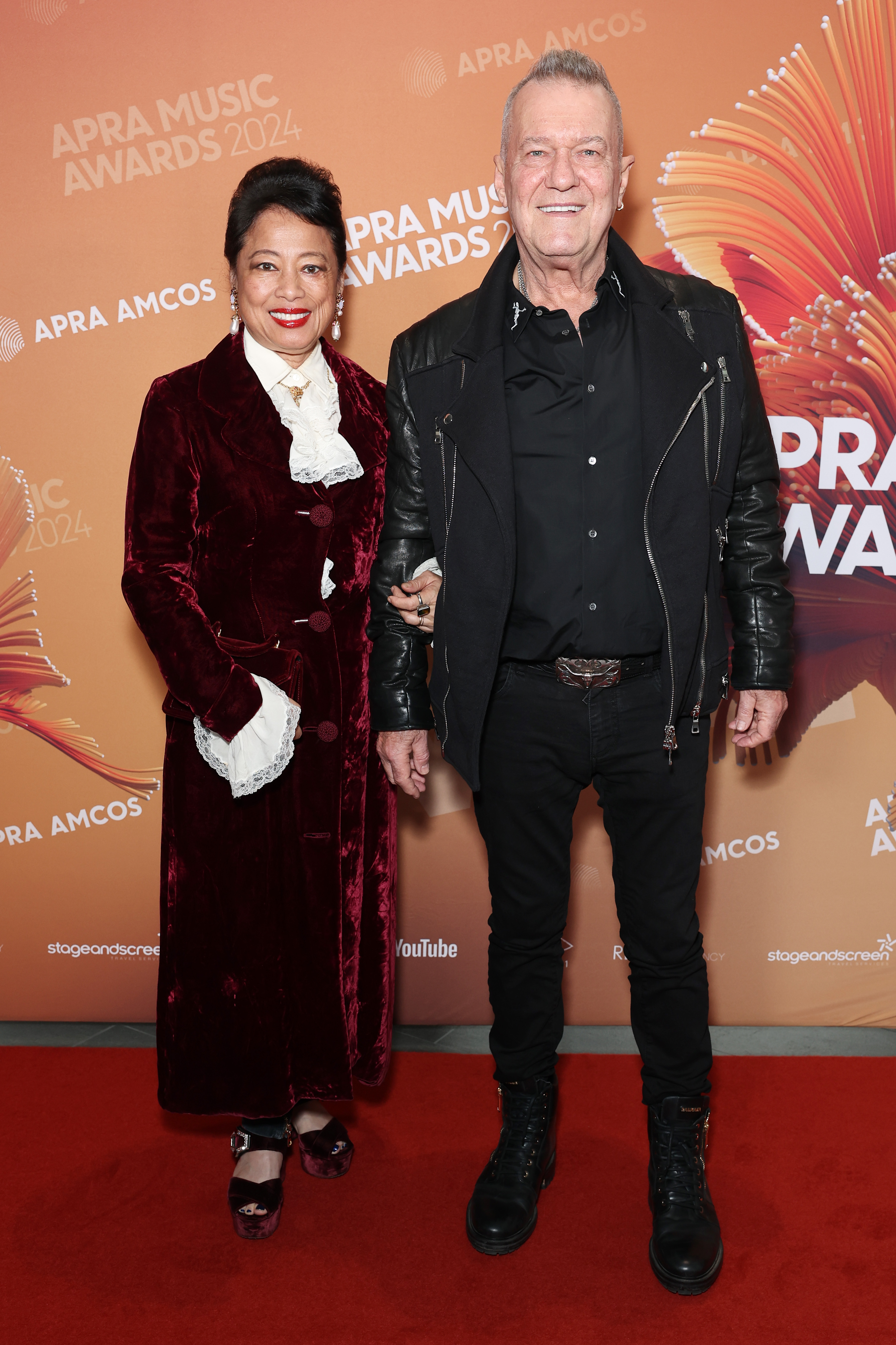 Jane and Jimmy attend the 2024 APRA Music Awards at ICC Sydney in May