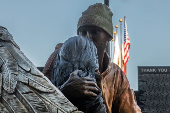 The Los Angeles Lakers Unveil New Statue Honoring Kobe Bryant And His Daughter Gianna Outside Crypto.com Arena