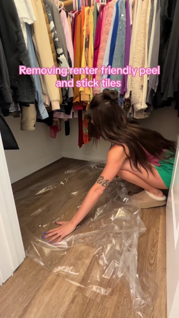 Her simple hack meant the clean up was easy too