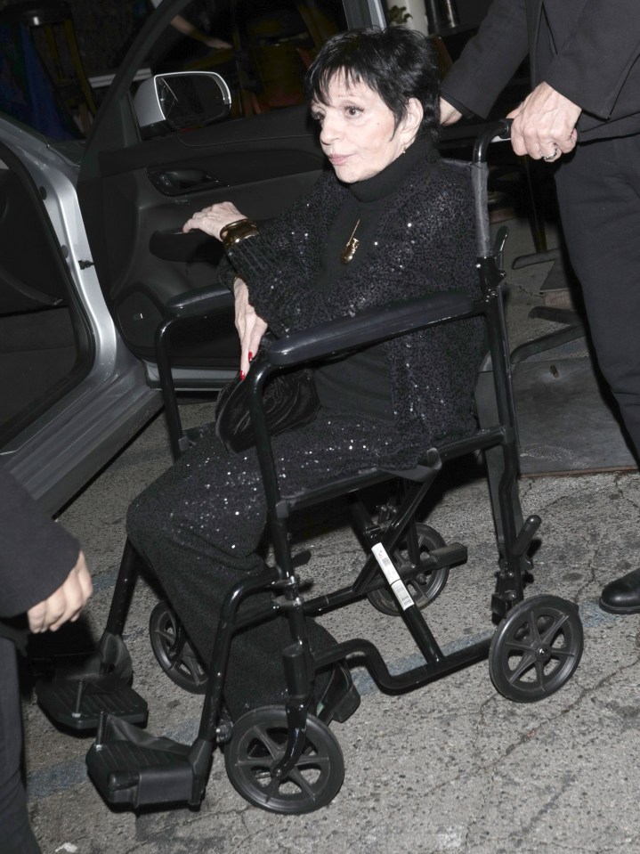 Liza Minnelli was advised to use a wheelchair after she was diagnosed with viral encephalitis in 2000