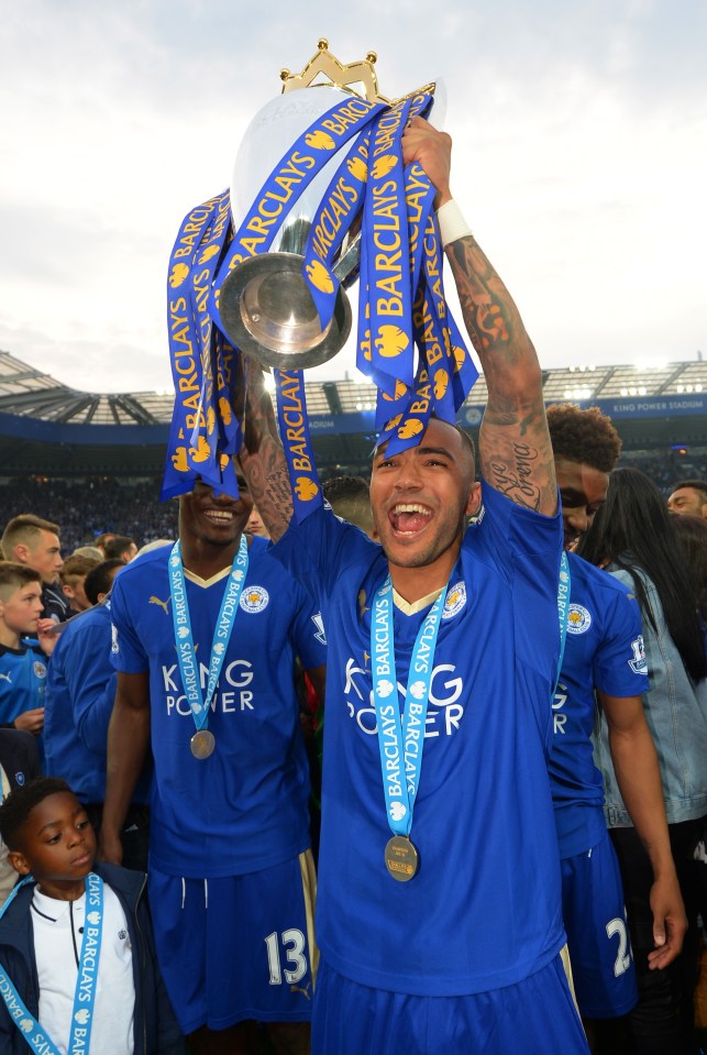 Simpson won the Premier League with Leicester