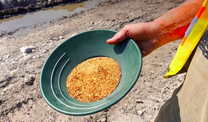 On Friday, Freddy Dodge posted a photo of a pan of gold as he urged fans to tune in to Gold Rush: Mine Rescue