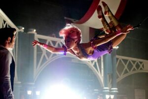 Zac Efron and Zendaya in "The Greatest Showman."