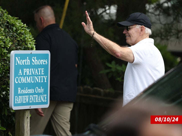 joe biden waving beach sub