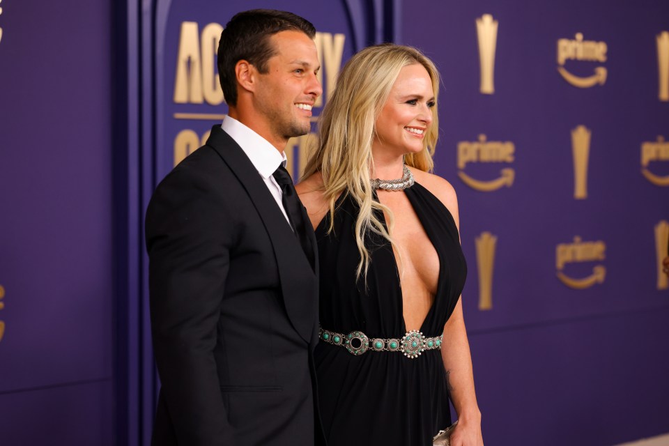 Brendan McLoughlin and Miranda Lambert at the 59th Academy of Country Music Awards from Ford Center at The Star on May 16, 2024, in Frisco, Texas