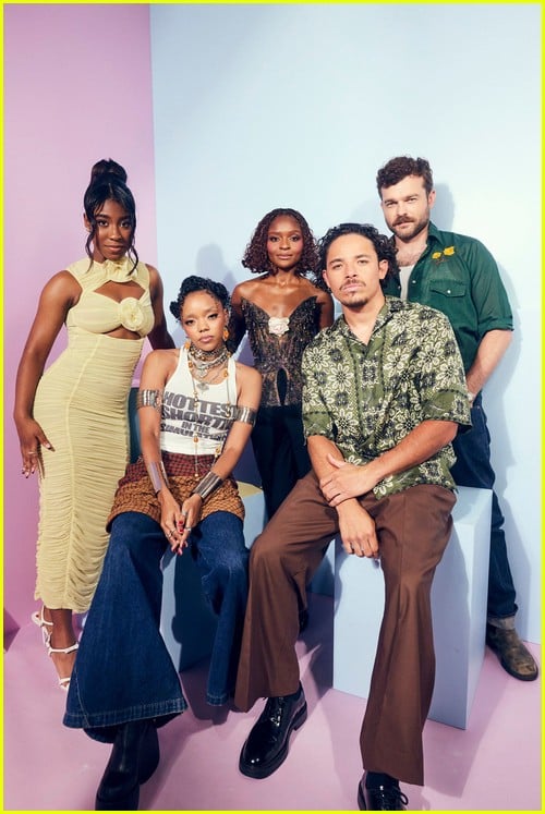 Lyric Ross, Regan Aliyah, Dominique Thorne, Anthony Ramos and Alden Ehrenreich