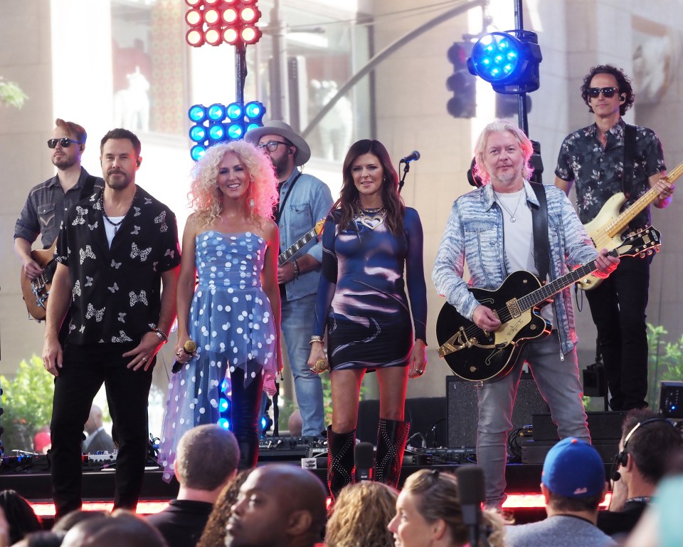 Little Big Town performing on the Today show on August 12, 2024