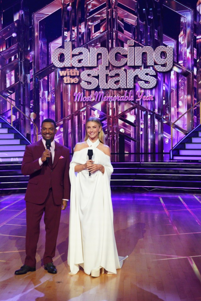 Dancing with the Stars co-hosts Alfonso Ribeiro and Julianne Hough