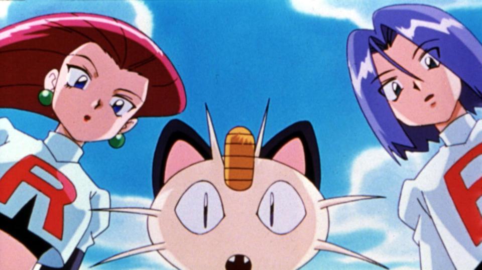 Jessie next to Meowth for Pokemon: The First Movie