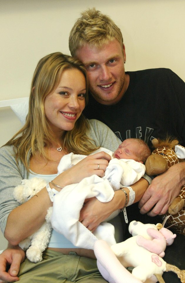  Rachael Wools and Freddie Flintoff welcomed their daughter Holly in 2004