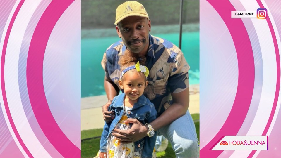 Lamorne Morris and his daughter Lily