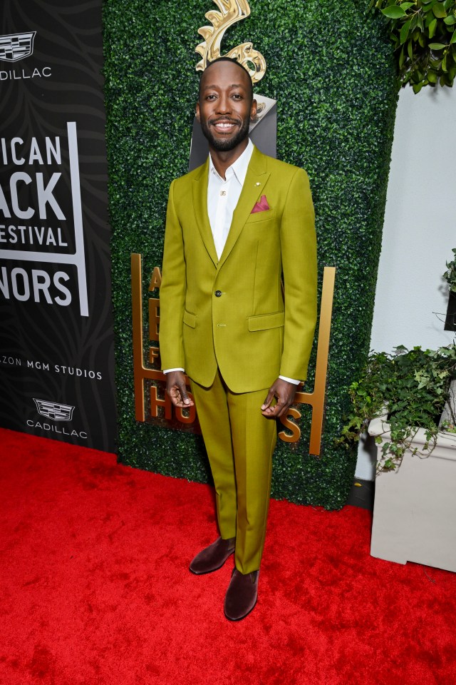 Lamorne Morris at American Black Film Festival Honors on March 3, 2024, in Beverly Hills, California