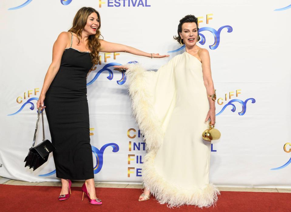 Debi Mazar and Ella Mise at the first Croatian International Film Festival