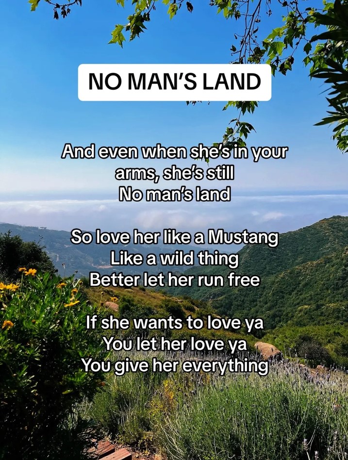 Miranda Lambert also shared the lyrics for part of her new, as-yet unreleased song No Man's Land while sharing a snippet of the track